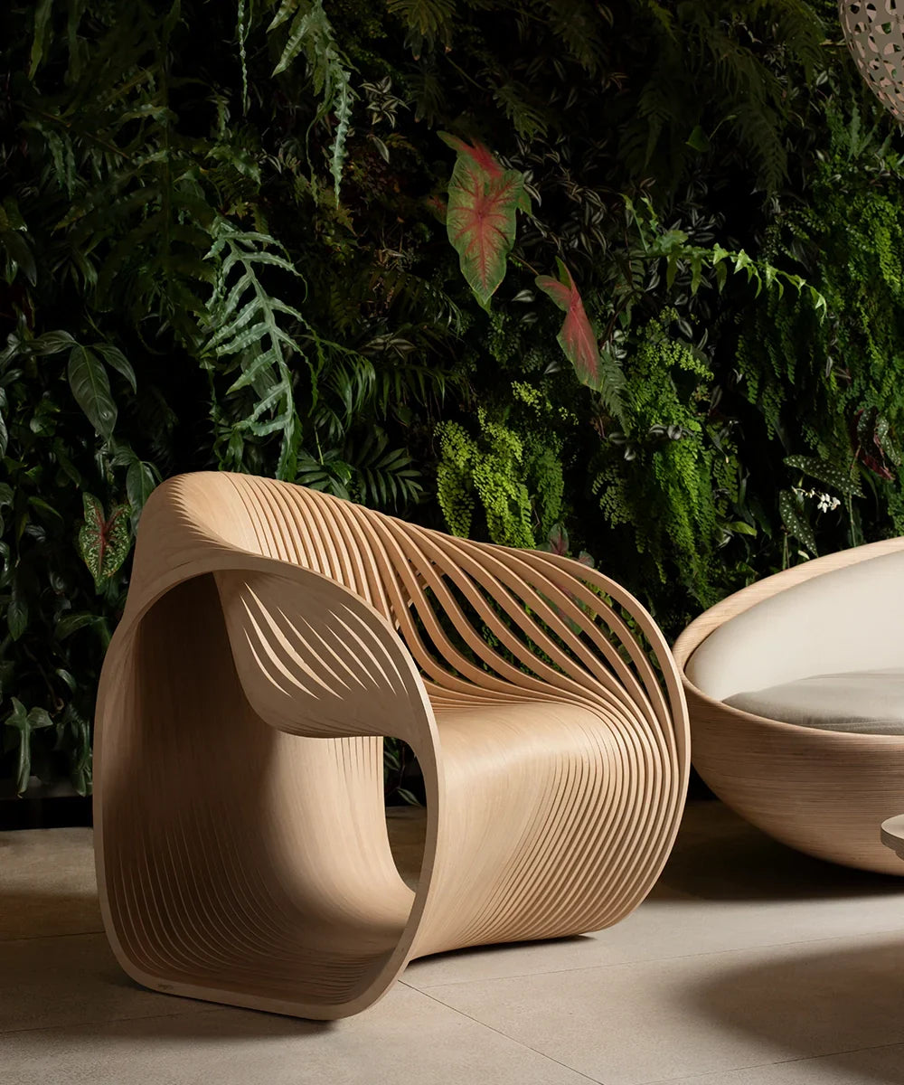 The family business is bringing its sleek, nature-inspired designs to the international stage