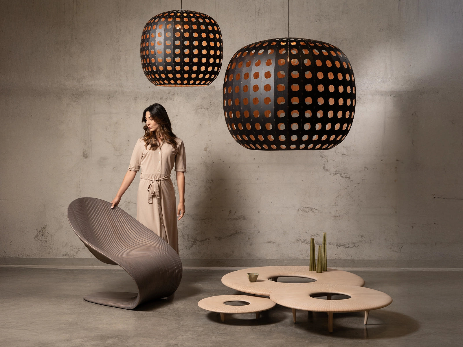 Palm rest chair