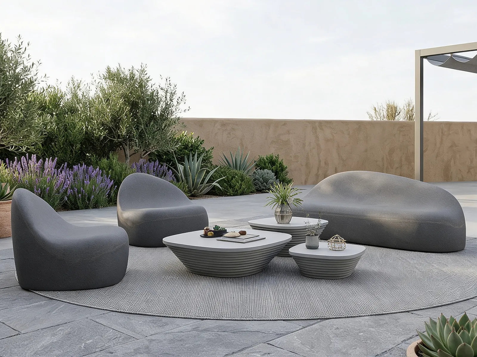 Storm coffee tables fiber
