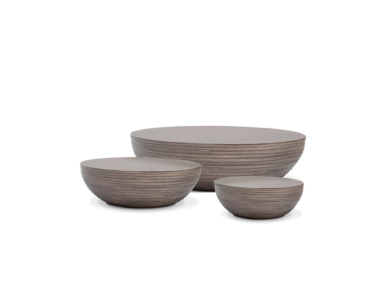 Circular coffee tables