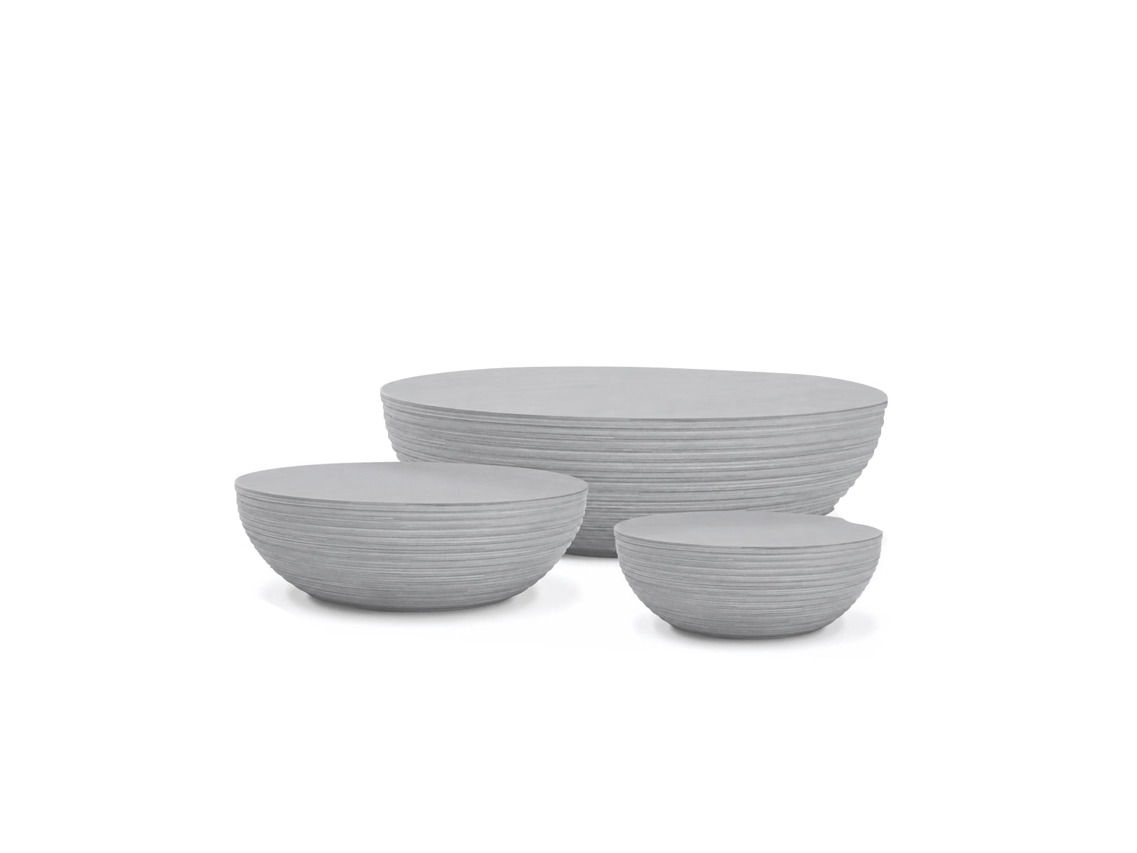 Circular coffee tables