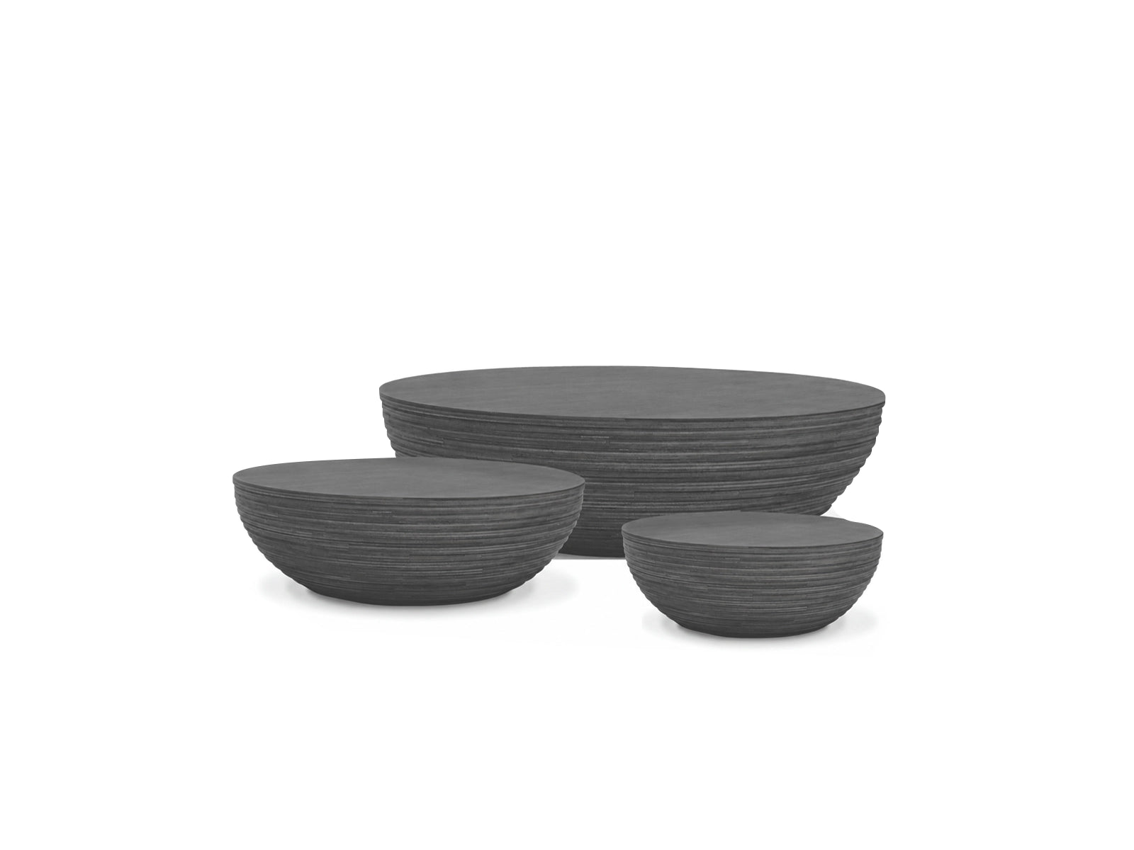 Circular coffee tables
