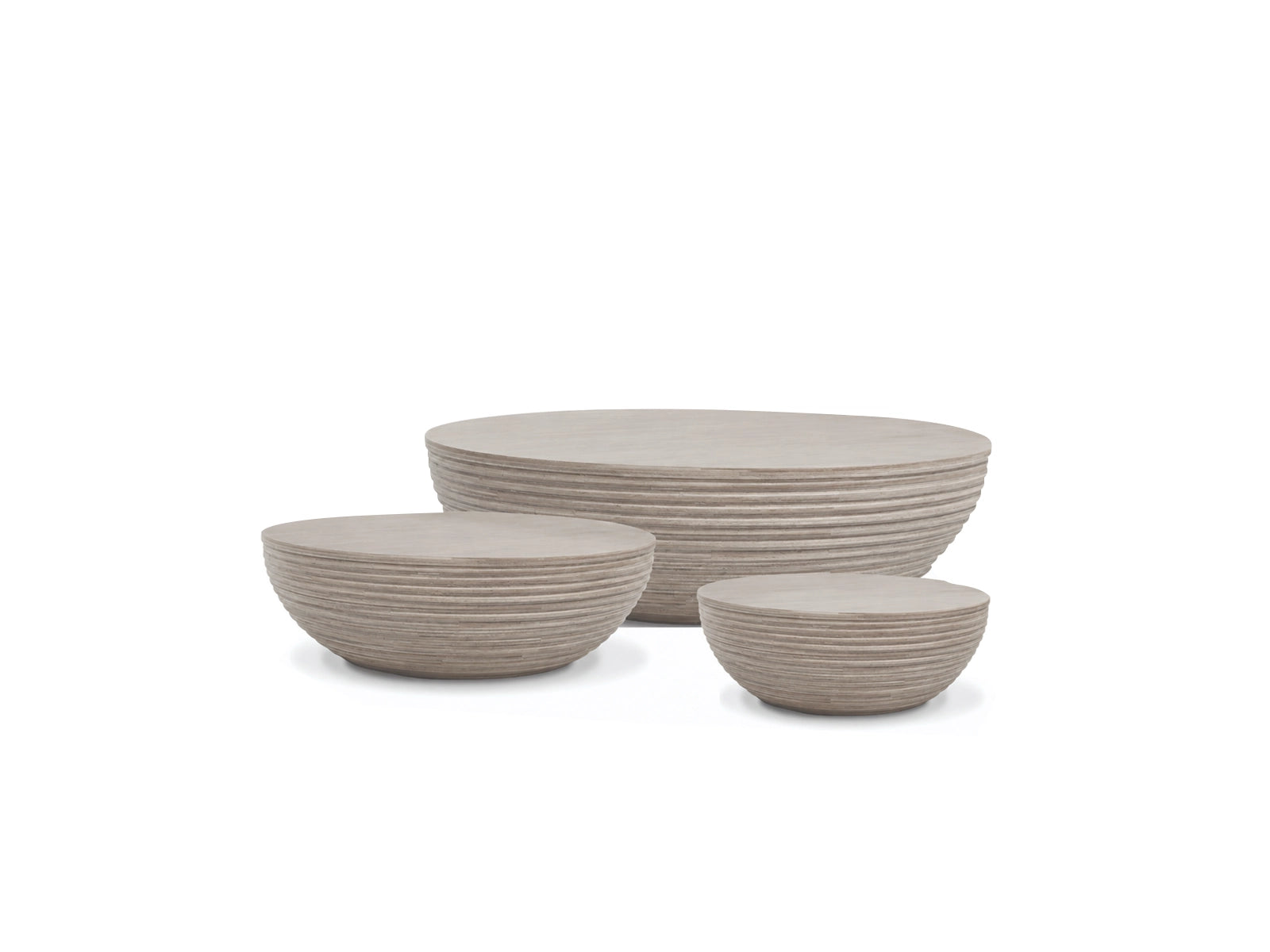 Circular coffee tables