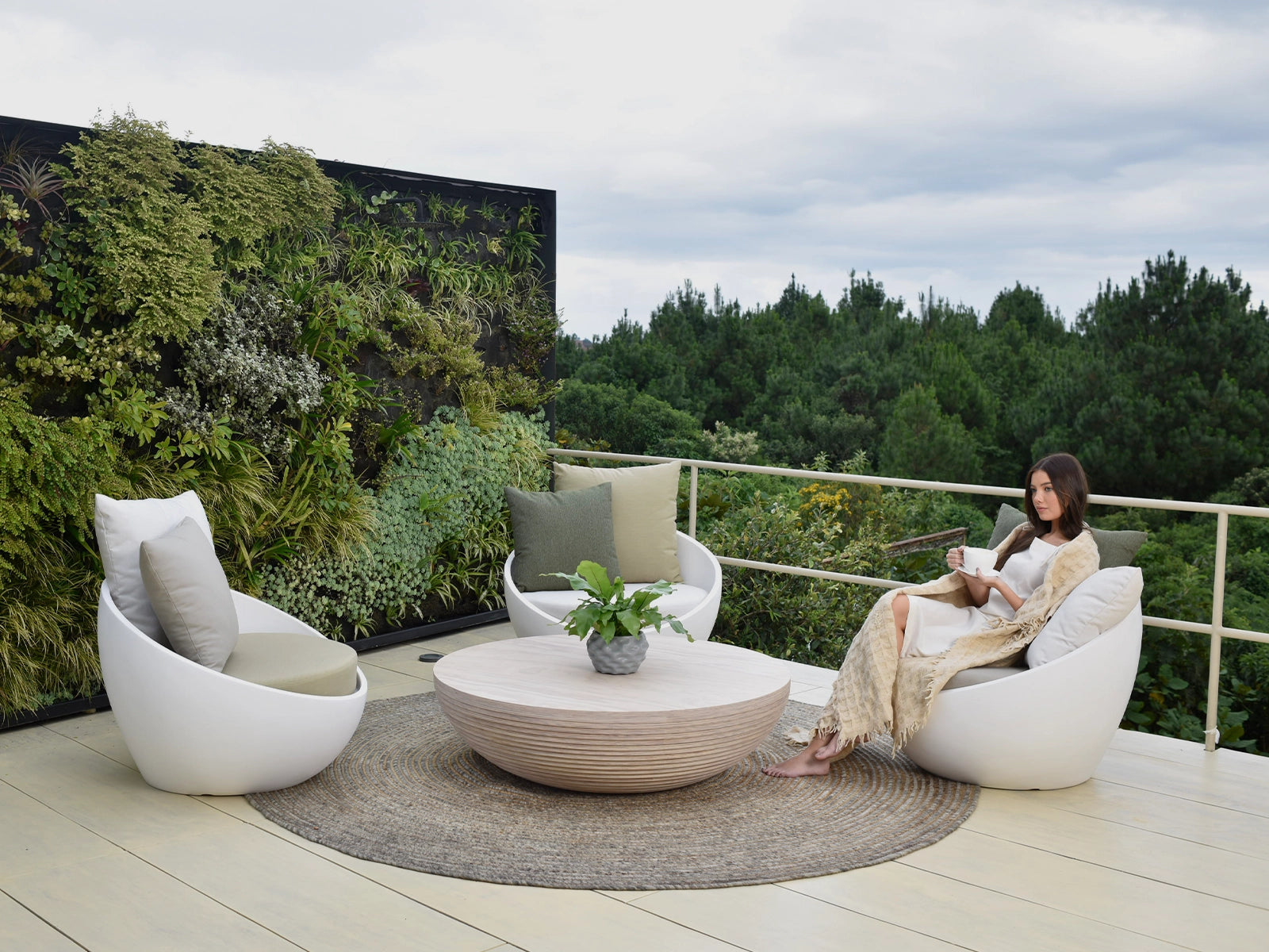 Circular coffee tables