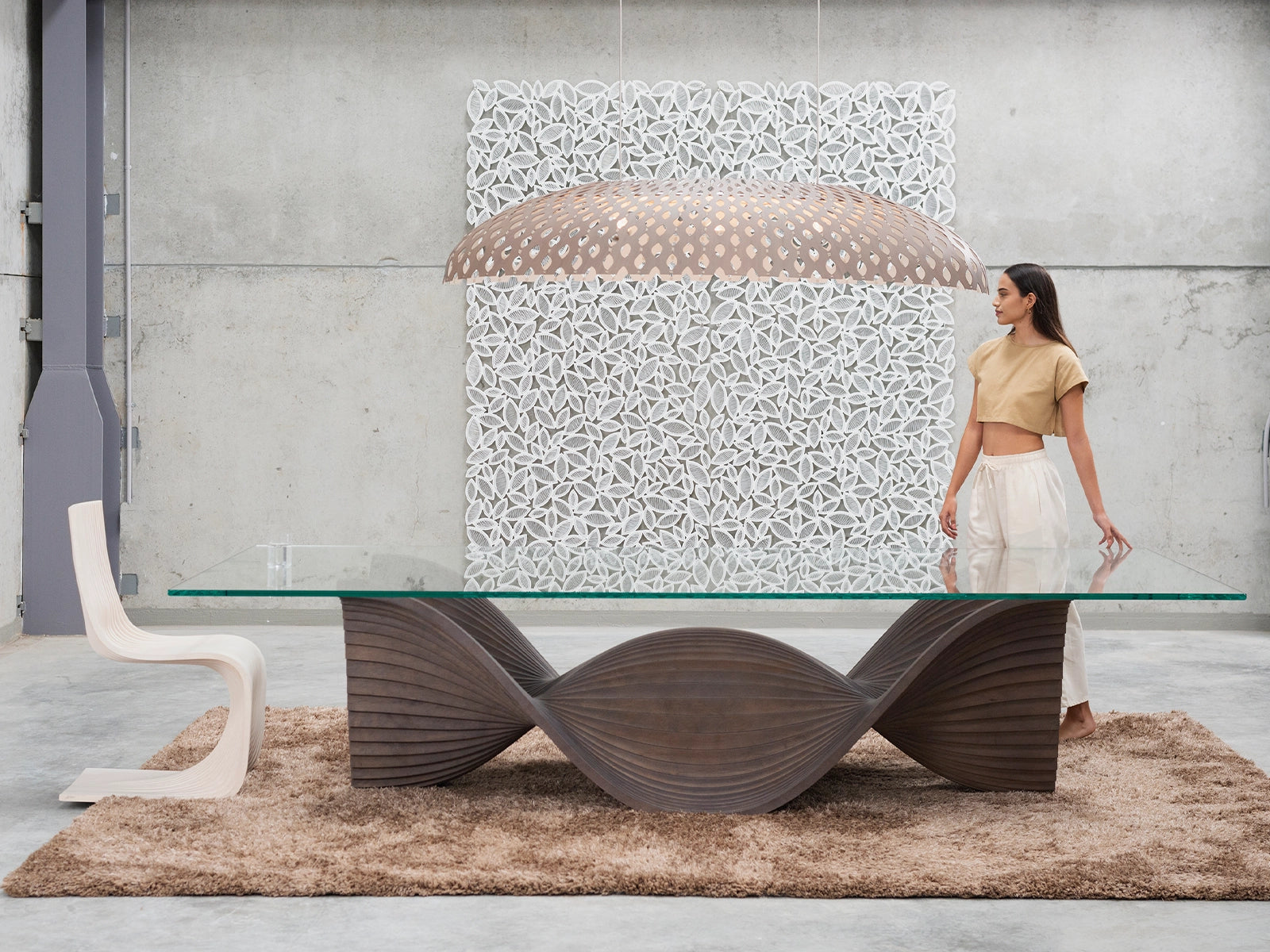 Ghost dining table large