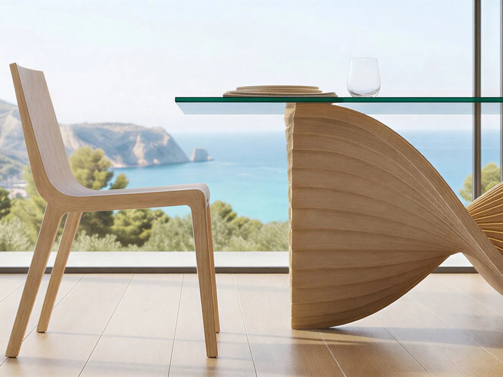 Ghost dining table medium