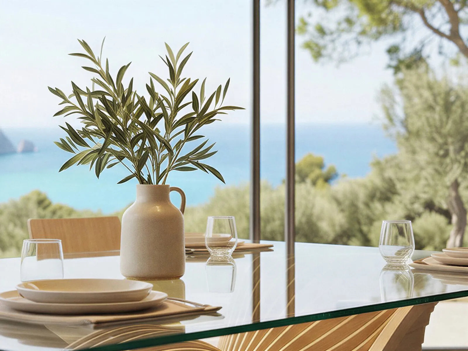 Ghost dining table medium