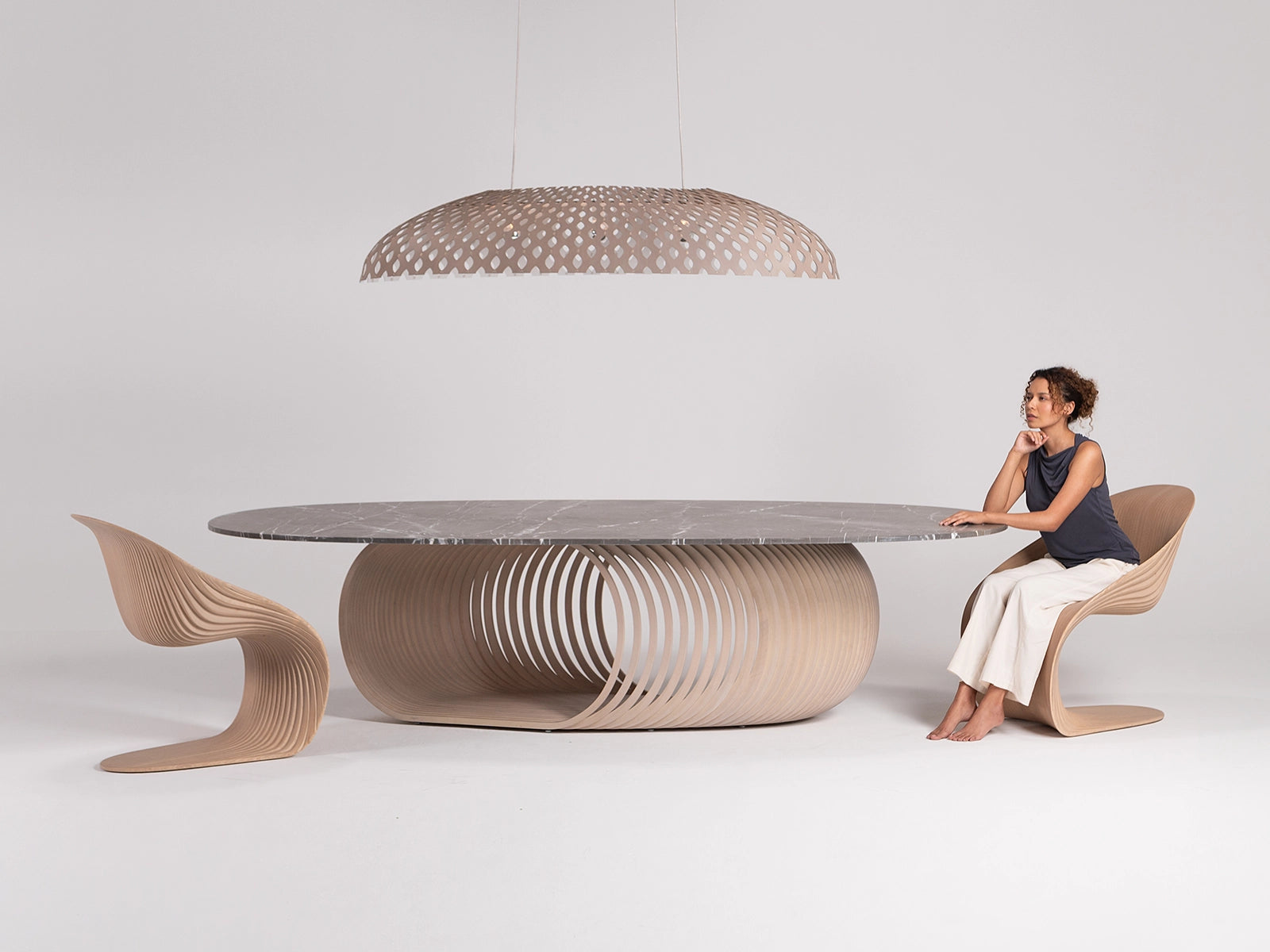 Palm dining chair