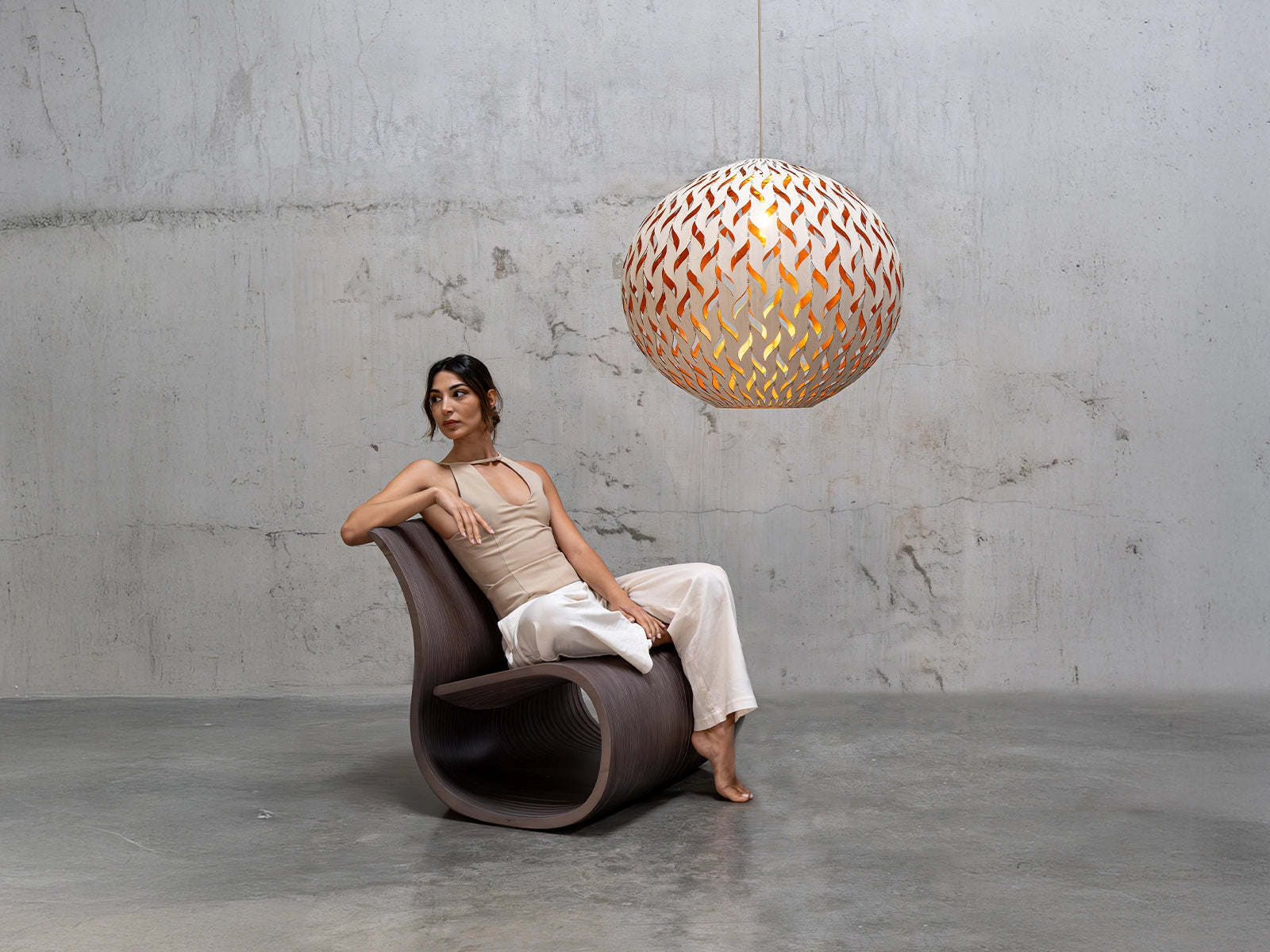 Panelitos flames lamp