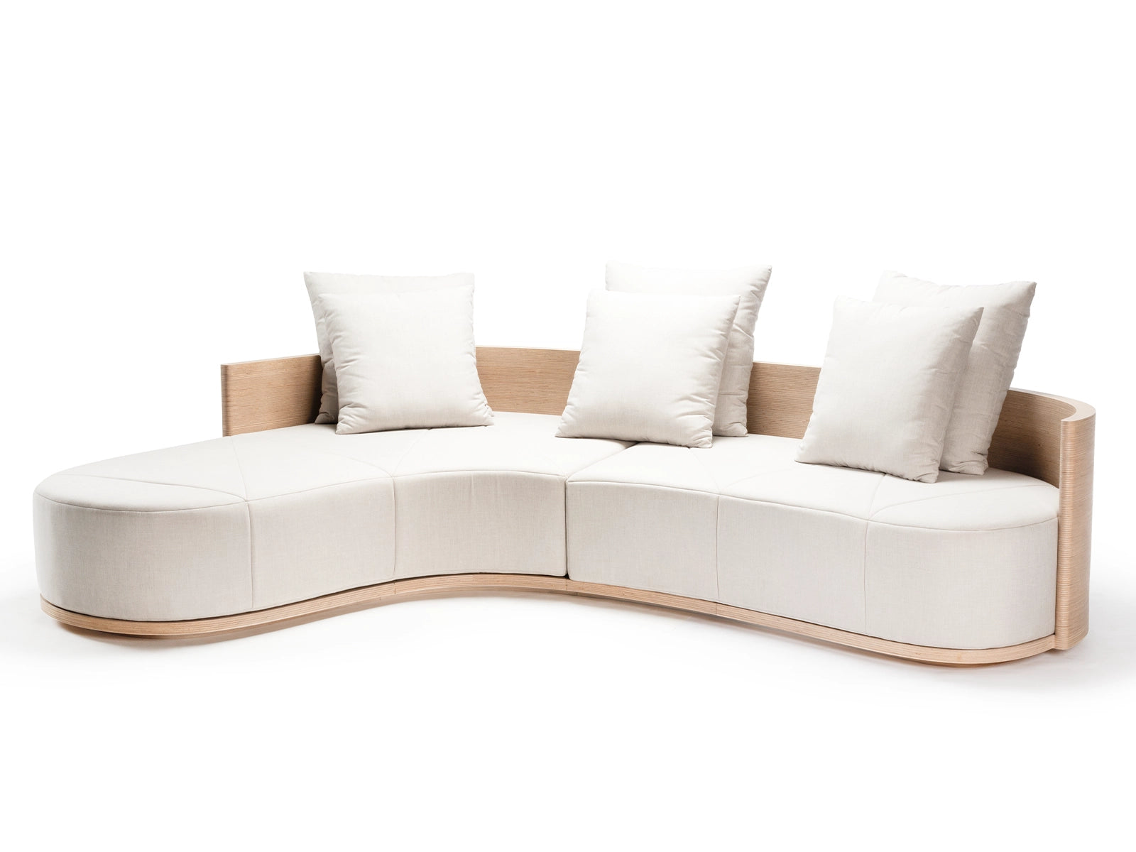 Boomerang sofa with corner