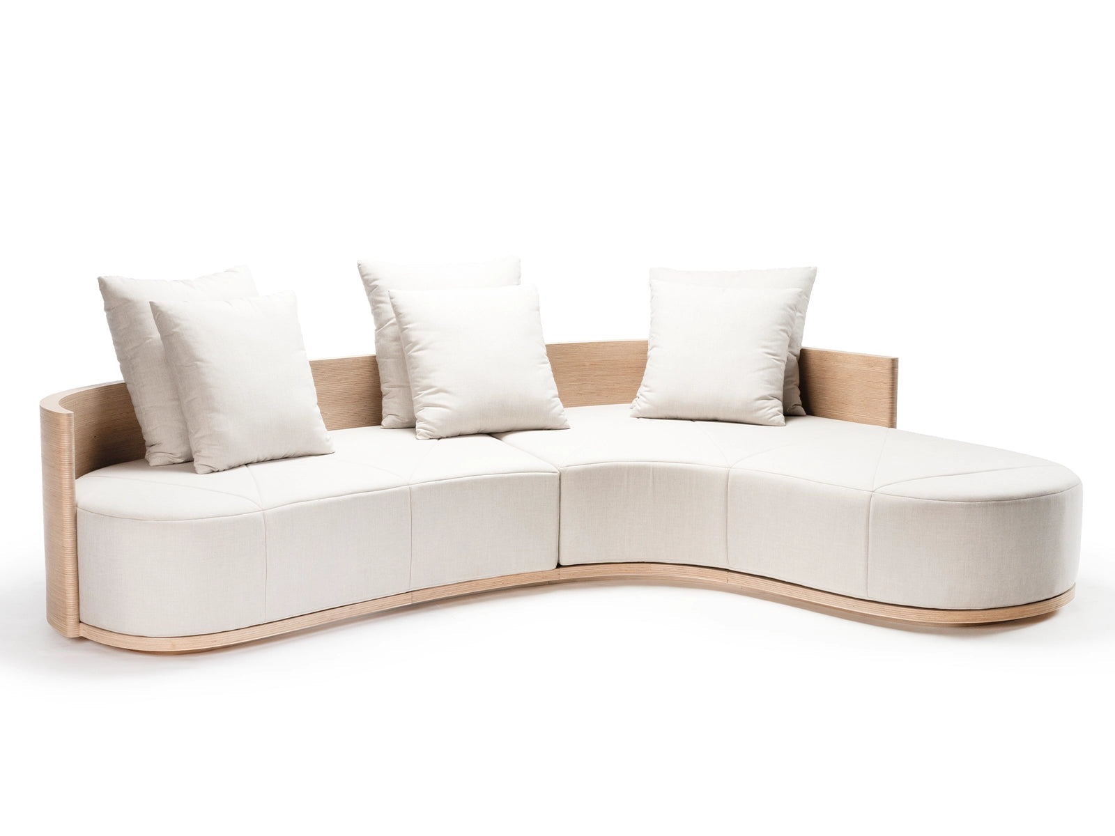 Boomerang sofa with corner