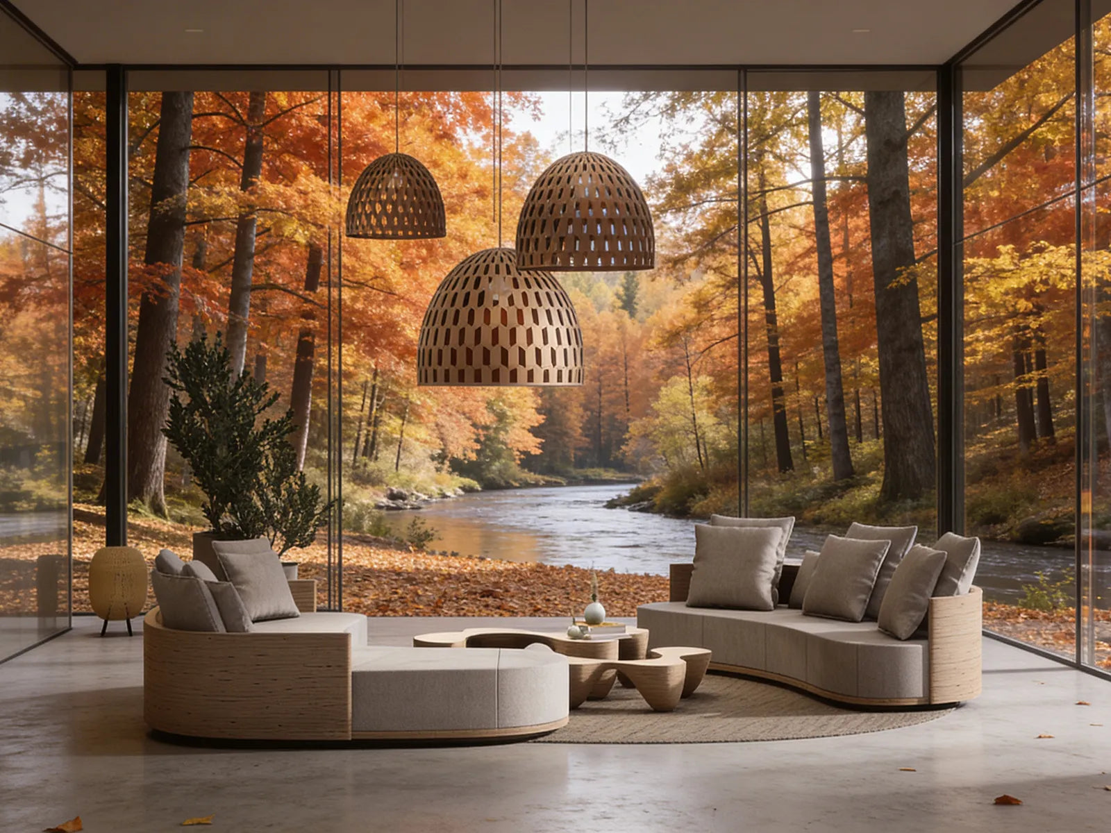 Boomerang sofa with corner