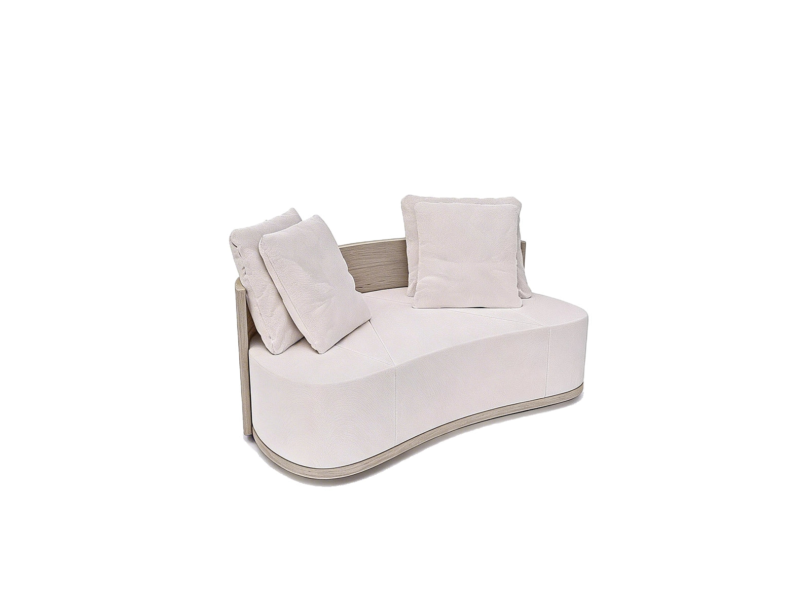 Boomerang love seat