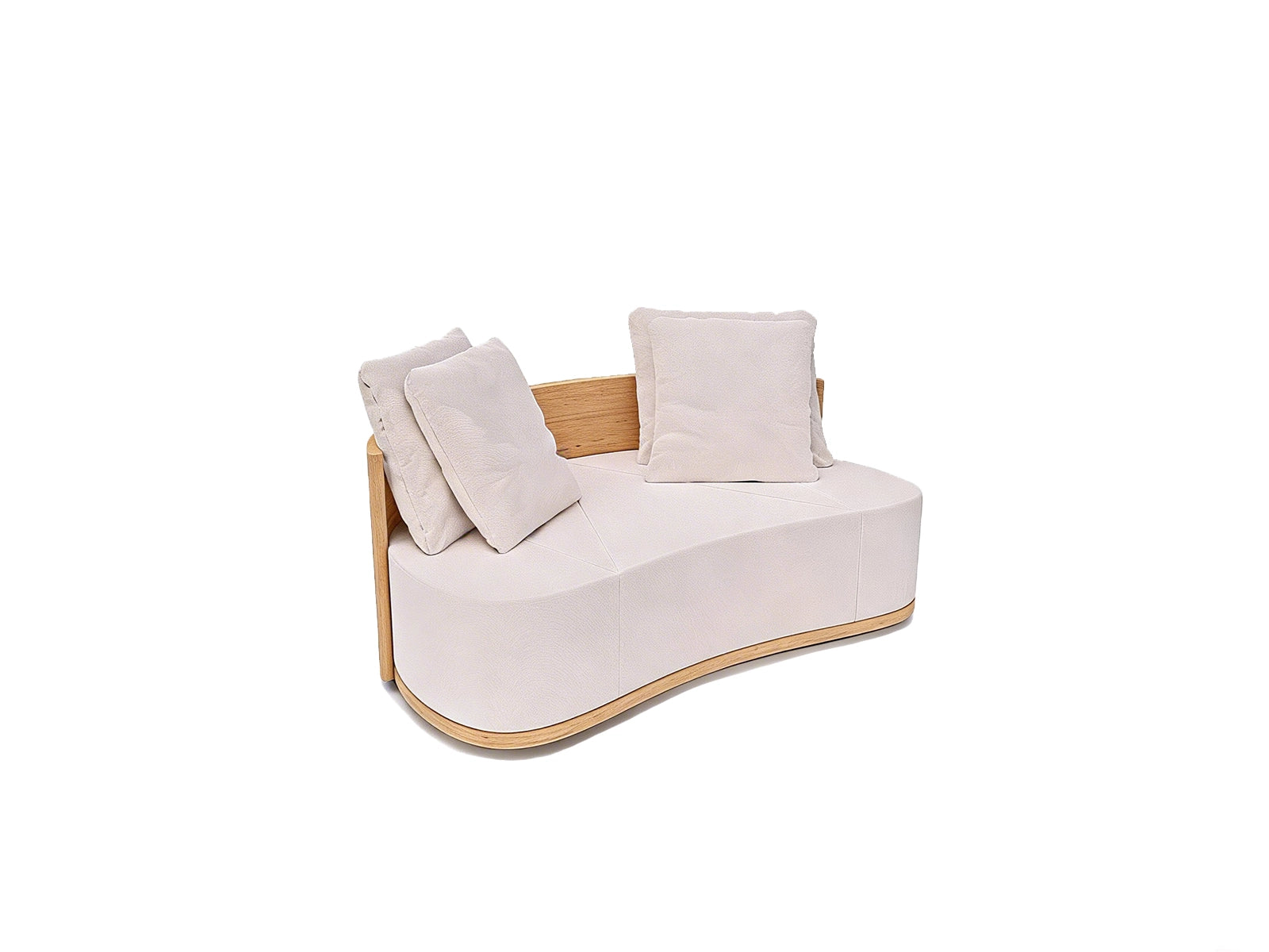 Boomerang love seat
