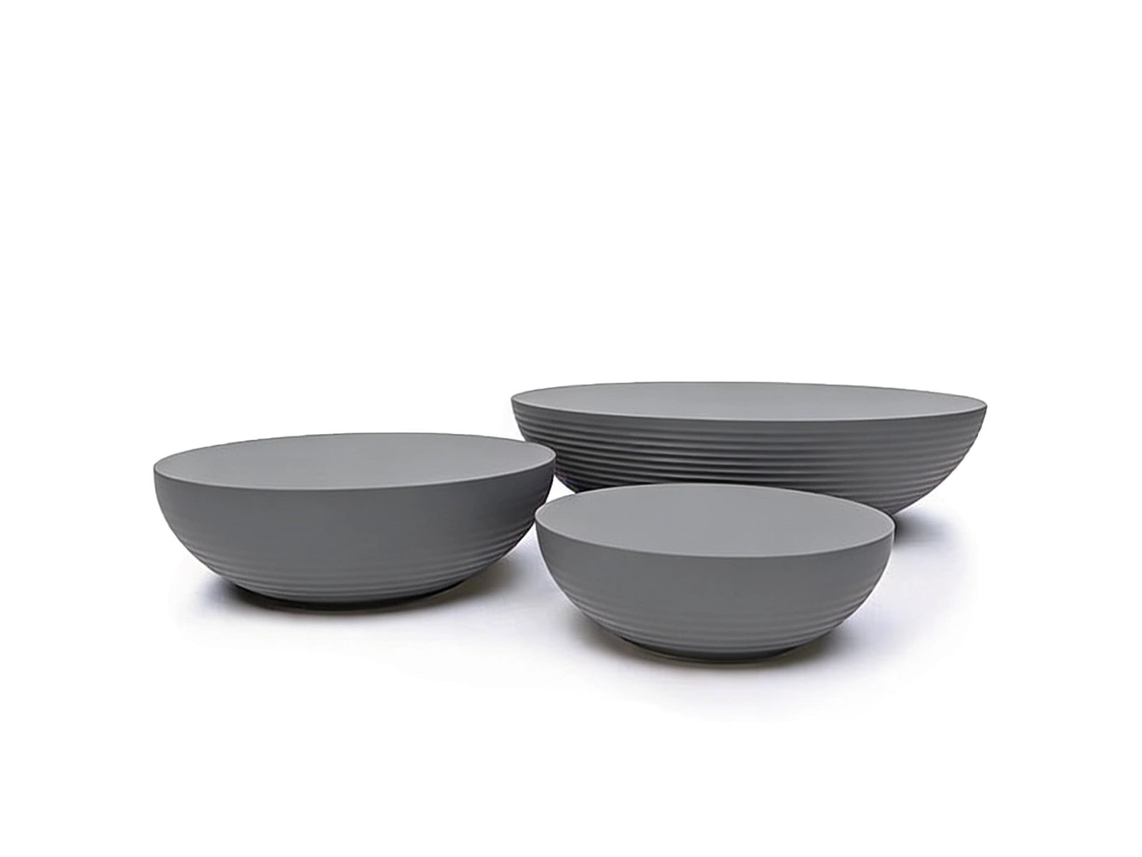 Circular coffee tables fiber