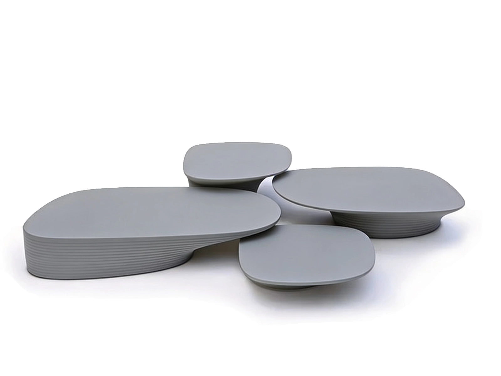 Vortex coffee tables fiber
