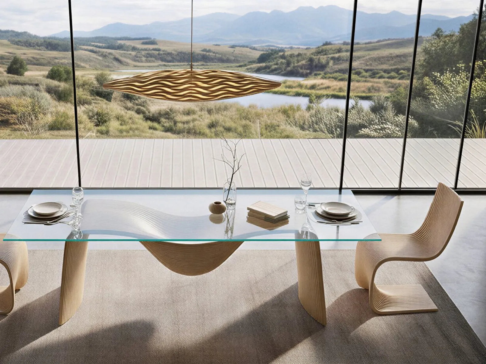 Corozo dining table medium