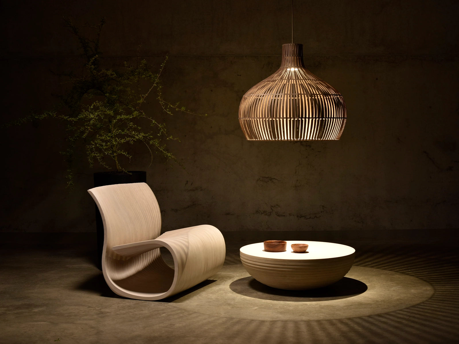 Circular coffee tables