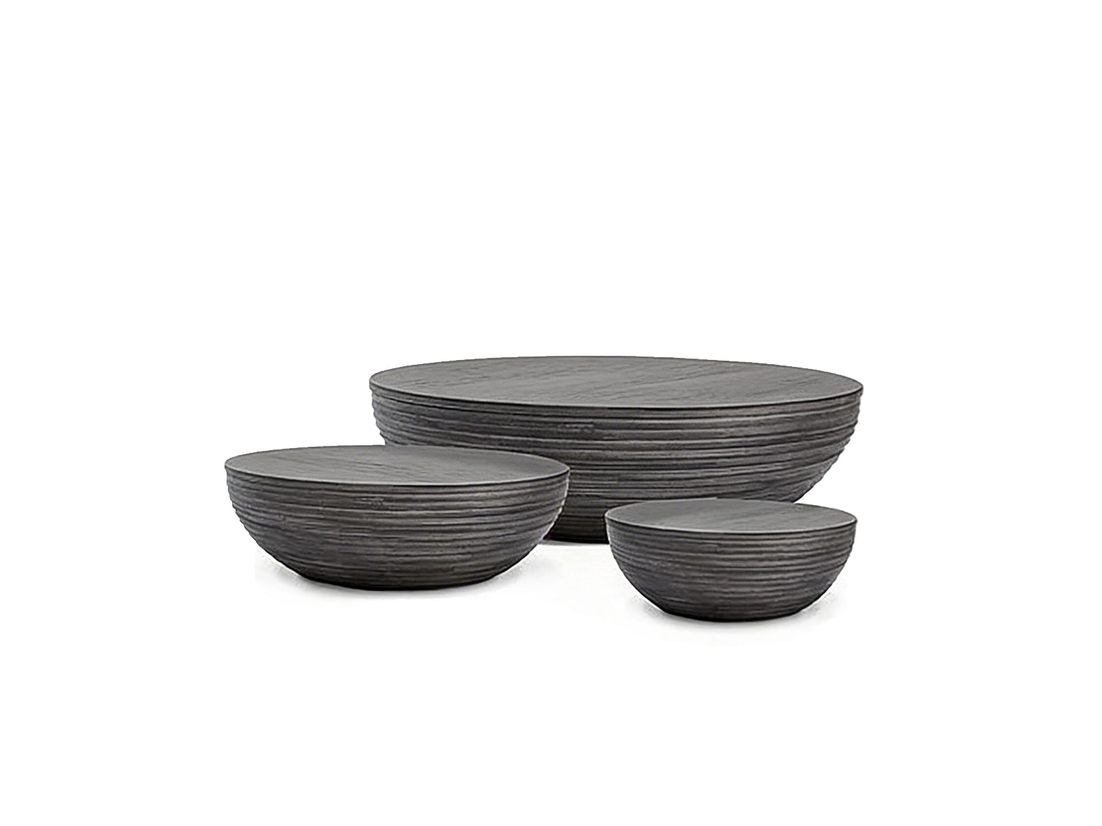 Circular coffee tables