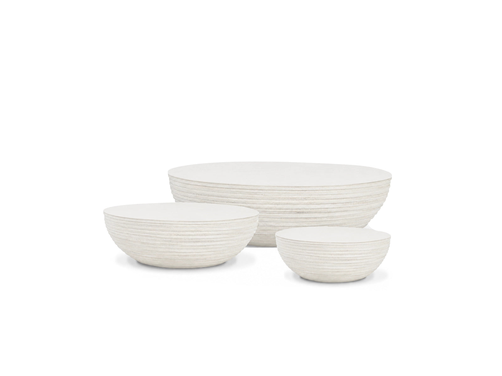 Circular coffee tables