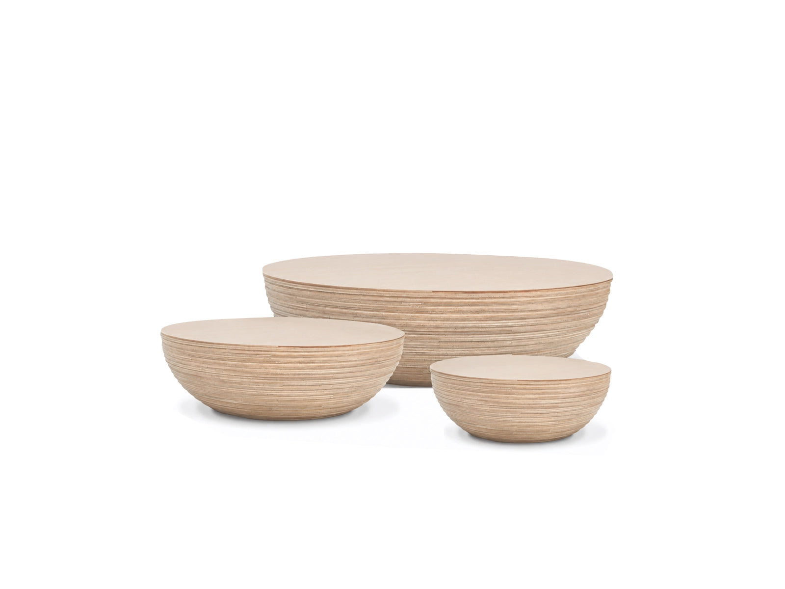 Circular coffee tables