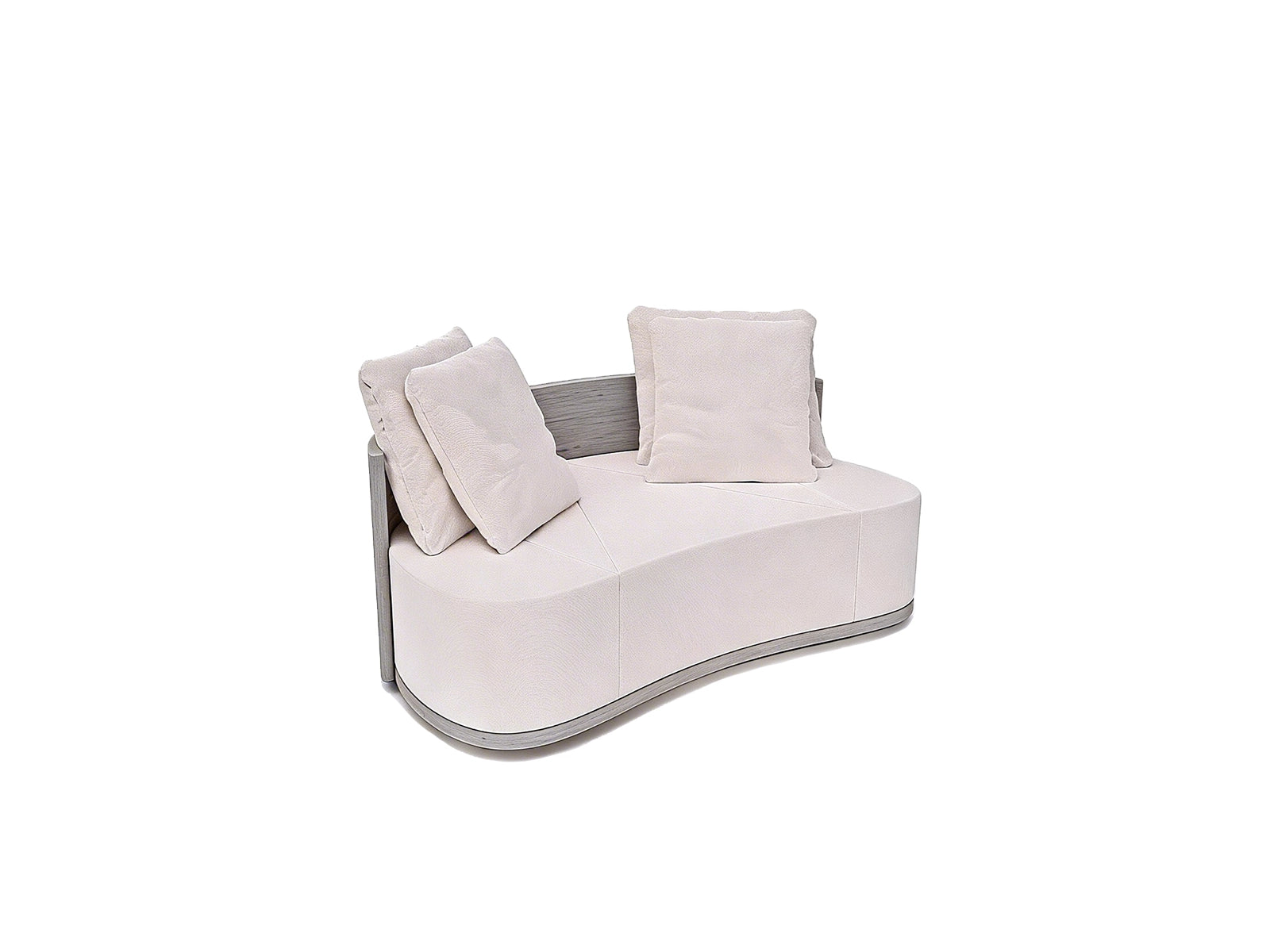 Boomerang love seat