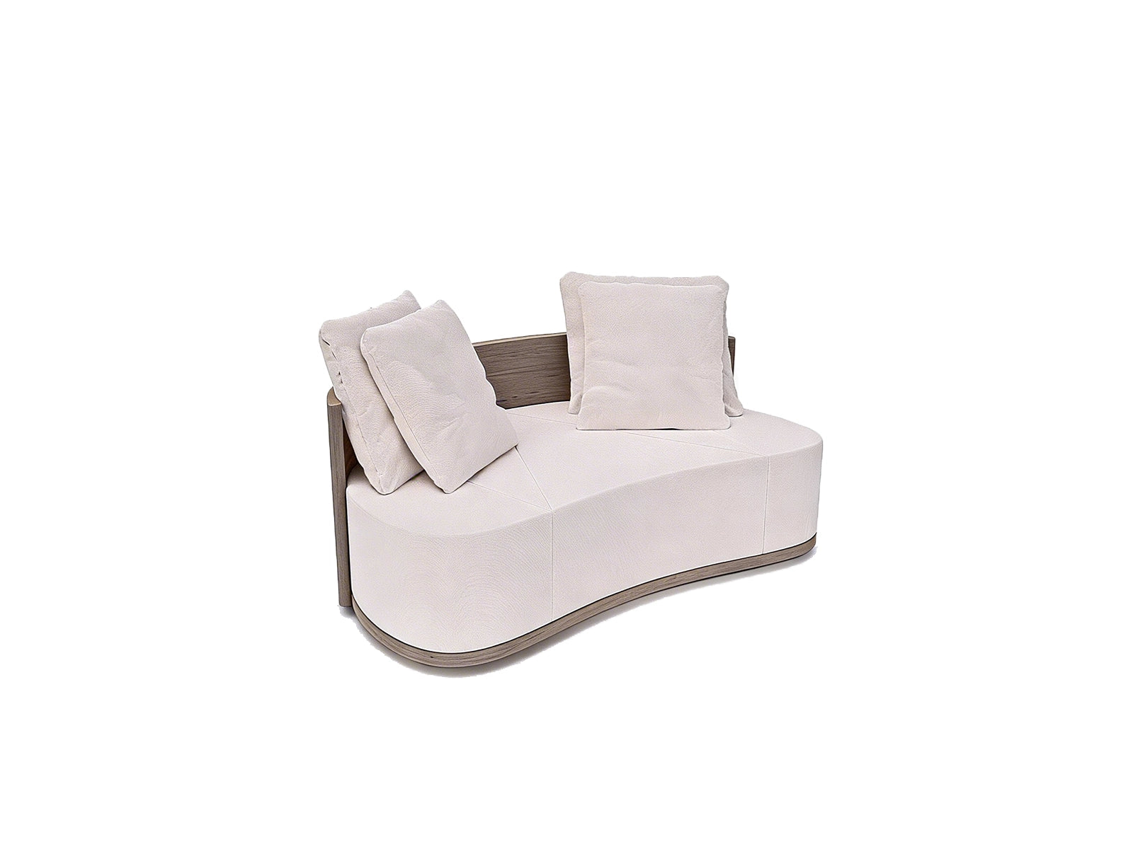 Boomerang love seat