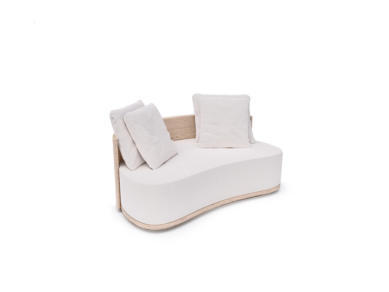 Boomerang love seat