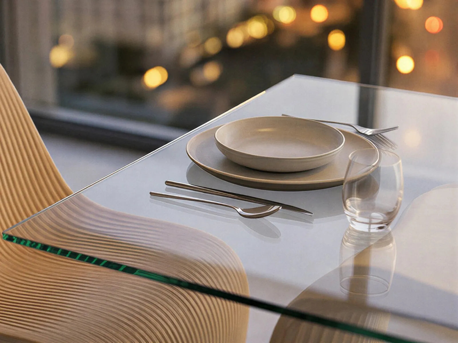 Corozo dining table small