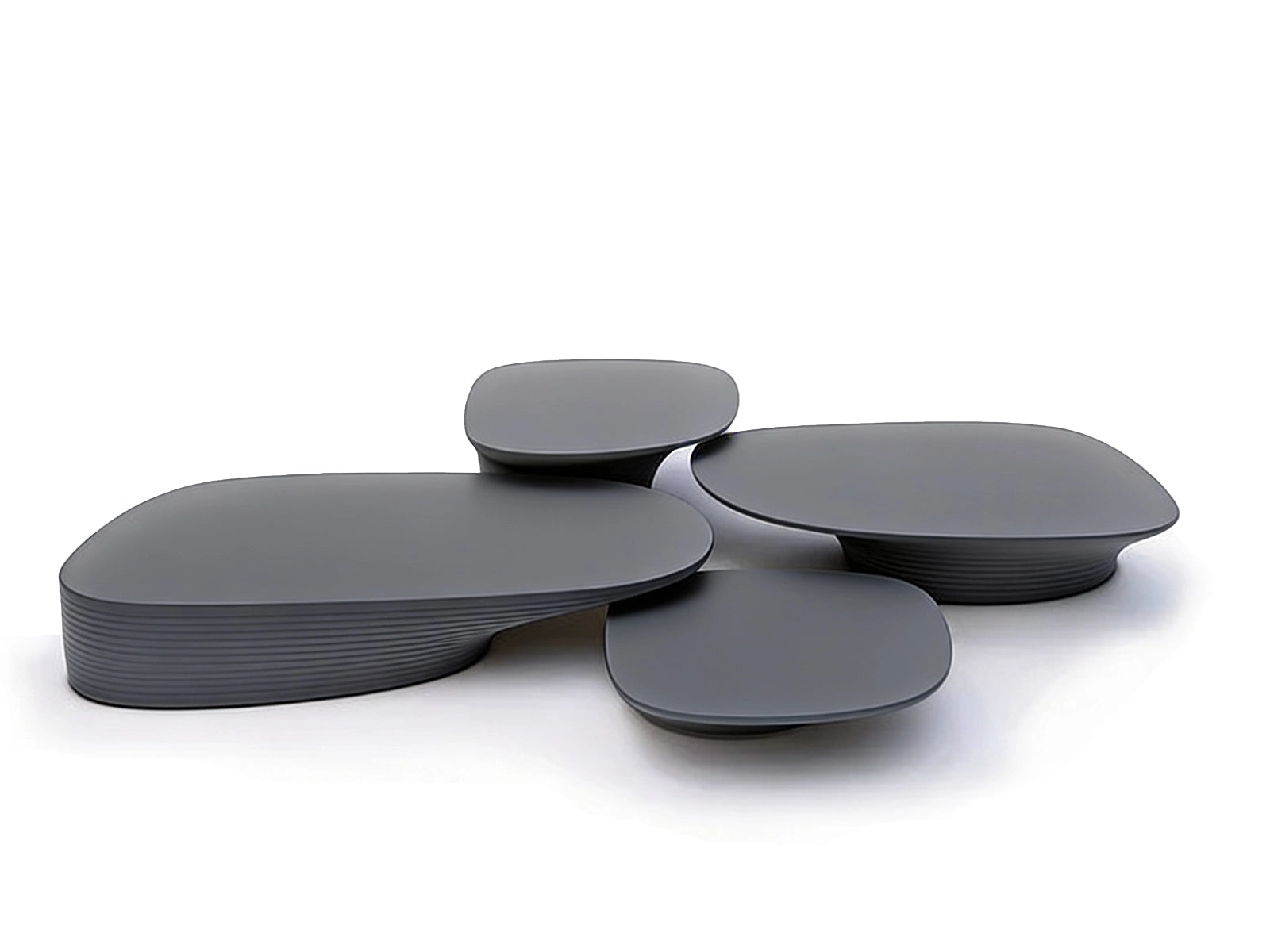 Vortex coffee tables fiber